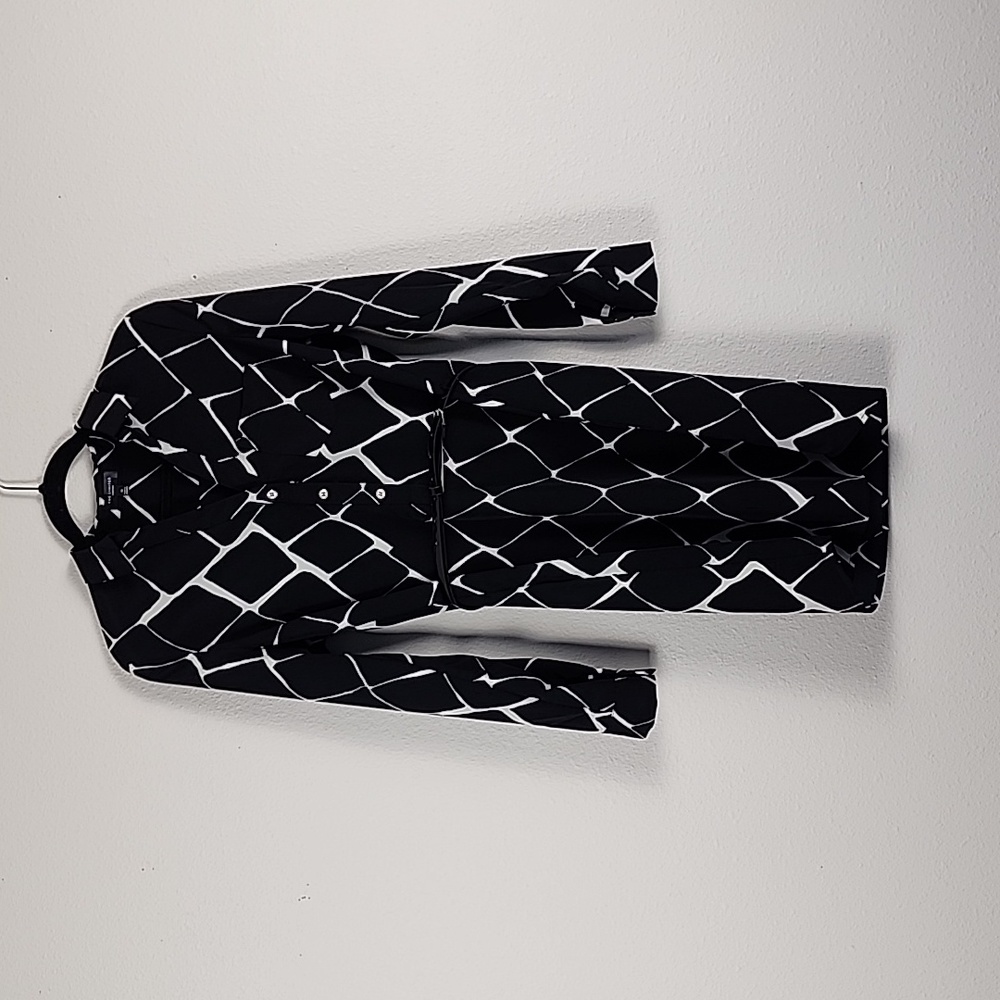 The Limited Ashton Dress Black and White Size Medium